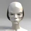 Placeholder: simple sculpted hair front view