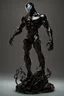 Placeholder: A detailed raw photo of the Venom black Cyborg made entirely of luminescent and translucent liquid materials, bathed in cinematic light. You can see all the inside of his body, with two Daft Punk-style, realistic elements, captured in infinite ultra-high-definition image quality and rendering.A new space creature from Ben 10 cartoon. Strong and graceful. Advanced metal. Magical power, precise detail and intense power.Cyborg symbiote, white color, green color, tendrils, high tech, cyberpunk, biop