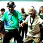 Placeholder: old people dancing on hip hop