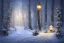 Placeholder: FOREST LANTERN WINTER PATH FALL