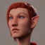 Placeholder: Red Head Elf, Dramatic color, Detailed,