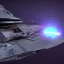 Placeholder: star wars starship in magic medival city, volumetric light, 8k