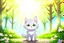 Placeholder: cute anime chibi cat in magnolia forest in sunshine Weight:1 heavenly sunshine beams divine bright soft focus holy in the clouds Weight:0.9