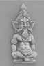 Placeholder: Hindu god Brahma，cute,sticker,Adobe Illustrator,grayscale,3D vector art,hand drawn, digital ,low-poly, retro aesthetic,Greek god with medium aesthetic theme, illustration, highly detailed, simple, smooth, clean vector, no jagged lines, smooth,