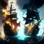 Placeholder: fight two of pirate ships
