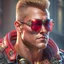 Placeholder: Photoreal Duke Nukem with shades