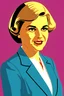 Placeholder: retro portrait of a female politician