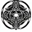 Placeholder: pentacle clipart black and white