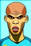 Placeholder: Wael Gomaa Footballer , cartoon 2d