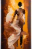 Placeholder: Hand sewn and embroidered double exposure, (((greg rutkowski))), caricature in ochre Polychromatic-Colors. (((intricate))). Stunningly beautiful couple of happy strong women dancing, all the head in the frame elegant soft diffused light intricate 8k oil on canvas sensuality very attractive wallpaper crisp quality whimsical, merged layers battery corrosion, copper patina