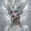 Placeholder: a close up of a person wearing a mask, digital art, inspired by Hedi Xandt, zbrush central contest winner, fantasy art, natalie shau tom bagshaw, elaborate ornate head piece, james jean andrei riabovitchev, beauty woman with detailed faces, white biomechanicaldetails, weta studio and james jean, attractive sci - fi face, shot with Sony Alpha a9 Il and Sony FE 200-600mm f/5.6-6.3 G OSS lens, natural light, hyper realistic photograph, ultra detailed -ar 3:2 -q 2 -s 750
