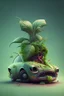 Placeholder: car eating plant