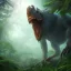 Placeholder: huge monster, stalking through the jungle, dramatic, dramatic lighting, volumetric lighting, hyperrealism, 8k, high quality, photorealistic, lot of details