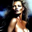 Placeholder: portrait of beautiful busty KATE MOSS painting by azpiri,Brom,Luis Royo oil on canvas, cinematic composition, extreme detail,fit full head inside picture