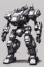 Placeholder: sketch, cyberpunk mech heavy weaponry