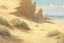 Placeholder: sunny day, sand, rocks, epic horizon, still corners videoclips influence, trascendent influence, very epic, concept art, emile claus and anna boch impressionism painting