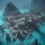 Placeholder: sunken underwater city of atlantis , fish swimming around, highly detailed, cinematic, ultra photorealistic, ultra realistic, volumetric lighting