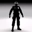 Placeholder: commander, middle aged, military, sci fi, ps2 graphic, full body, t pose, 3d, render,