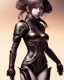 Placeholder: Detailed cute anime Kunoichi girl, brown hair, black latex bodysuit, intricate details, full body portrait, keep head in frame, slight smile, black Japanese motif, concept art, highly detailed, digital painting, concept art, sharp focus, illustration, art by Yoji Shinkawa, WLOP and greg rutkowski and alphonse mucha and artgerm and yanjun Chen and Junji ito and Makoto Shinkai, HDR, octane render