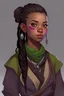 Placeholder: A young female Shadar-Kai from dnd