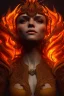 Placeholder: portrait of samantha prince set in fire, cinematic lighting, photorealistic, ornate, intricate, realistic, detailed, volumetric light and shadow, hyper HD, octane render, unreal engine insanely detailed and intricate, hypermaximalist, elegant, ornate, hyper-realistic, super detailed --v 4