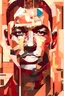 Placeholder: Pop art, Cubist portrait, collage, goldblocks, brutalism, graffiti black and white portrait by Christian Hilfgott Brand, behance contest winner, pop surrealism, behance hd, dc comics, reimagined by industrial light and magic gold