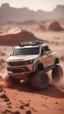 Placeholder: a pickup doing stunts on mars ,bokeh like f/0.8, tilt-shift lens 8k, high detail, smooth render, down-light, unreal engine, prize winning