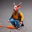 Placeholder: realistic [colorful Clay Animation] live dangerous Satyre