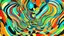 Placeholder: Inspirado en Victor Vasarely Abstracción dinámica inspirada en mapas.