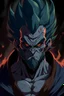 Placeholder: Hades, Dragonball Z demon art style