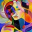 Placeholder: A beautiful girl in the style of Abstract Expressionism, fantasy, magic, three-dimensional, voluminous, symmetrical, artistic, 4K, 8K, Wassily Kandinsky, Paul Kole, Franz Mark