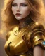 Placeholder: cyborg, Golden hair, sexy, perfect, real, dream ,tesla queen