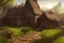 Placeholder: a small medieval hamlet, fantasy, d&d, concept art, sharp focus, trending on artstation, digital painting, midday, sunny, beautiful, texture, wizards of the coast, tabletop, roleplay