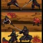 Placeholder: epic ninja battle