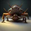 Placeholder: large humanoid cockroach lying on bed in cramped bedroom, 8k resolution, high-quality, fine-detail, intricate, digital art, volumetric lighting, illustration, 3D octane render, brian froud, howard lyon, selina french, anna dittmann, annie stokes, lisa parker, greg rutowski