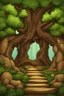 Placeholder: a tree portal door for the 2d sidescroller game
