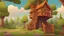 Placeholder: Cartoon treehouse