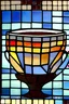 Placeholder: stained glass with coffee cup image--ar 2000:1763 --tile