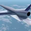 Placeholder: Hyperrealistic Futuristic Airplane