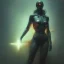 Placeholder: superhero, woman, photographer. oil on canvas, volumetric lighting, beksinski