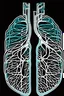 Placeholder: The outline of the lung maze