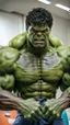 Placeholder: Hulk is being treated in hospital