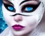 Placeholder: White catwoman, goddess, trippy, eyes different colored