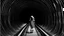 Placeholder: girl in a tunnel