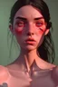 Placeholder: woman and the devil , high delicate defined details, beautiful, atmospheric, matte, 3 d 8 k octane rendered, sharp focus, illustration, high detail, ultra realistic, highly saturated colors