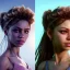 Placeholder: Shakira, artist, Realistic image, waist up portrait. perfect eyes, glow, circle iris. concept art, smooth, unreal engine 5, god lights, ray tracing, RTX, lumen lighting, ultra detail, volumetric lighting, 3d, finely drawn, high definition, 4k.