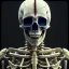 Placeholder: skeleton with a lot of blood on his face in hr giger style, steam punk, realistic, made in octane, cinematic, ultra-realistic, extremely detailed octane rendering, 8K, VRAY Super Real ar 2:3, dof photorealistic futuristic 50mm lens hard lighting dark gray tintype photograph, realistic lighting, sepia color