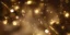 Placeholder: Festive abstract bokeh background - golden bokeh lights, beige - New Year, Anniversary, Wedding, banner