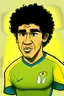 Placeholder: Marcos do Nascimento Teixeira Brazilian football player cartoon 2d