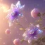 Placeholder: one big crystal subtle flower in a galactic ambiance with a beautiful fairy, transparent petals, delicate colors, in the foreground, full of details, smooth，soft light atmosphere, light effect，vaporwave colorful, concept art, smooth, extremely sharp detail, finely tuned detail, ultra high definition, 8 k, unreal engine 5, ultra sharp focus